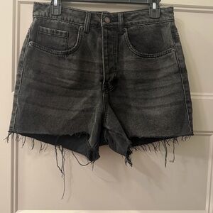 O’Neill Washed Black High Rise Shorts~ Size 29